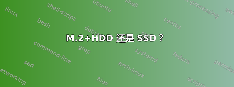 M.2+HDD 还是 SSD？