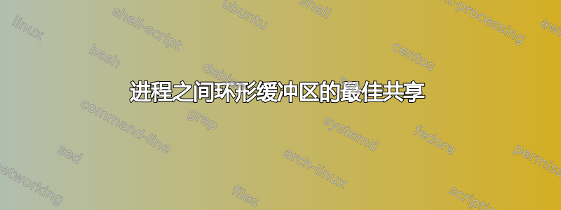 进程之间环形缓冲区的最佳共享