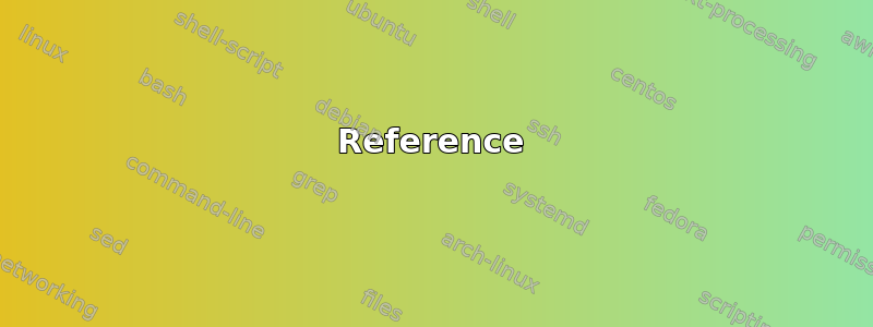 Reference