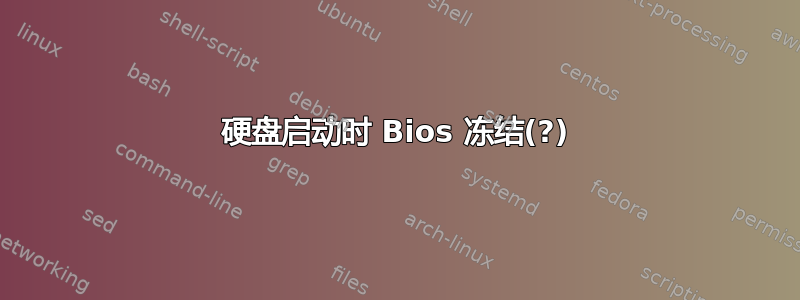 硬盘启动时 Bios 冻结(?)