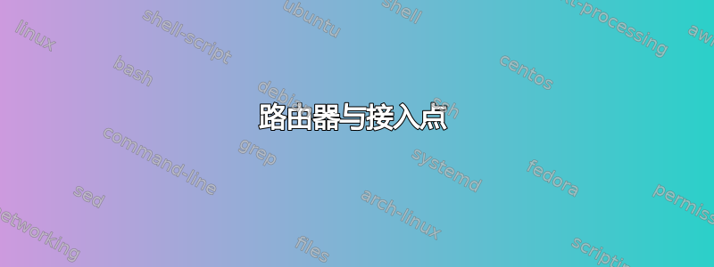 路由器与接入点