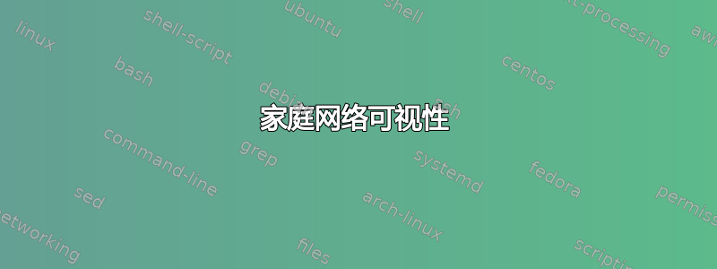 家庭网络可视性