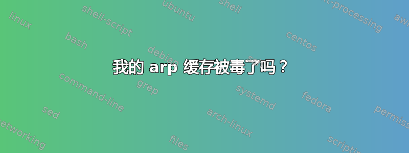 我的 arp 缓存被毒了吗？