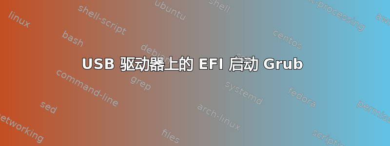 USB 驱动器上的 EFI 启动 Grub