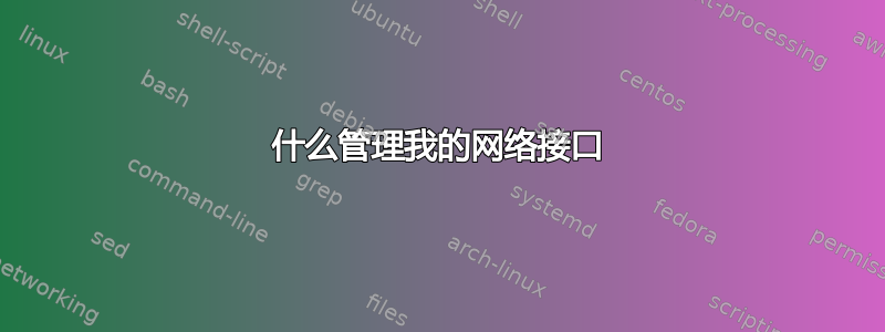 什么管理我的网络接口