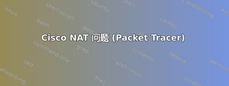 Cisco NAT 问题 (Packet Tracer)