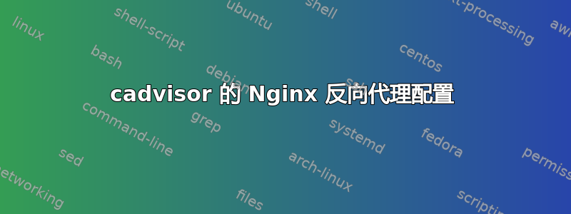 cadvisor 的 Nginx 反向代理配置