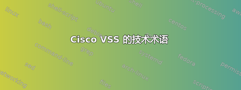 Cisco VSS 的技术术语