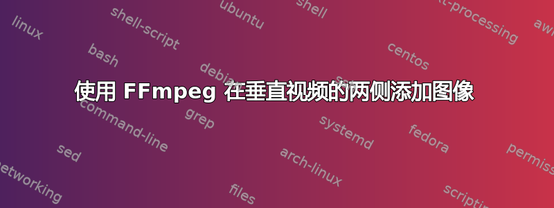 使用 FFmpeg 在垂直视频的两侧添加图像