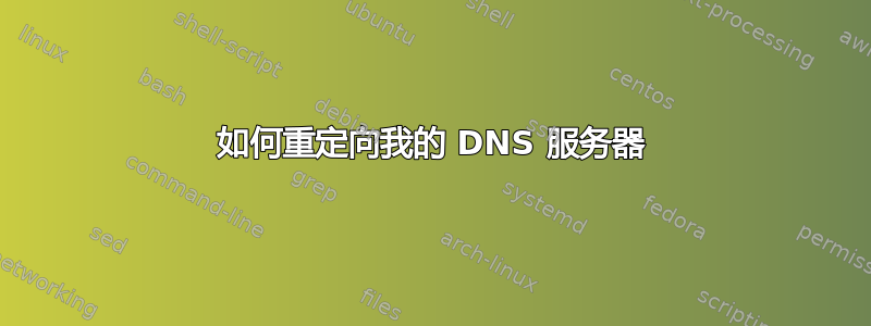 如何重定向我的 DNS 服务器