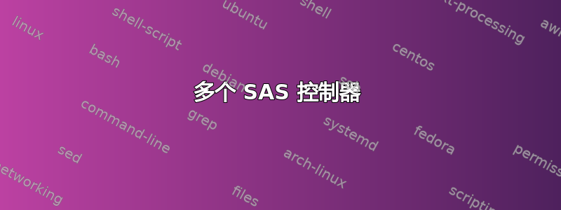 多个 SAS 控制器