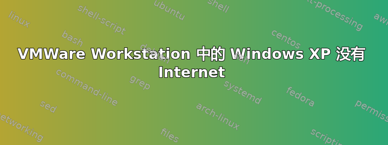 VMWare Workstation 中的 Windows XP 没有 Internet