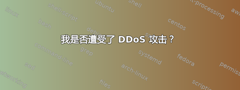 我是否遭受了 DDoS 攻击？