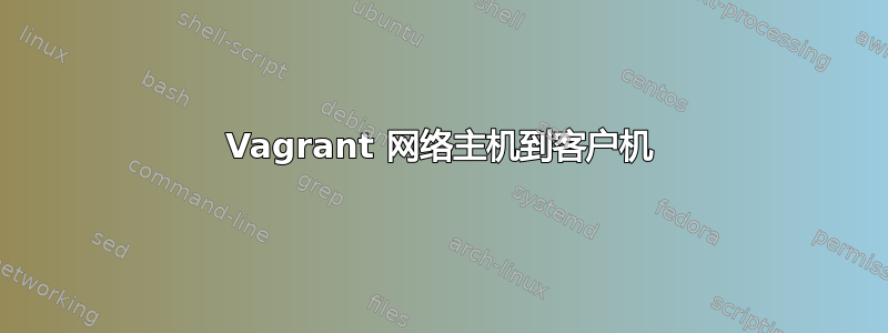 Vagrant 网络主机到客户机