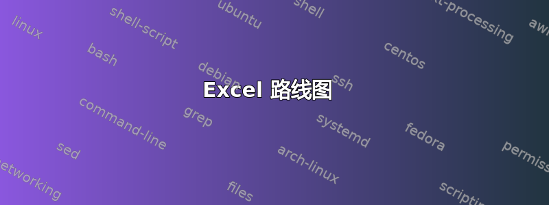 Excel 路线图 