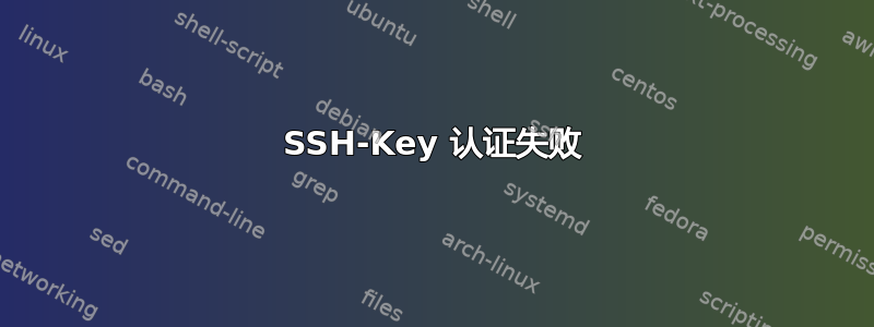 SSH-Key 认证失败