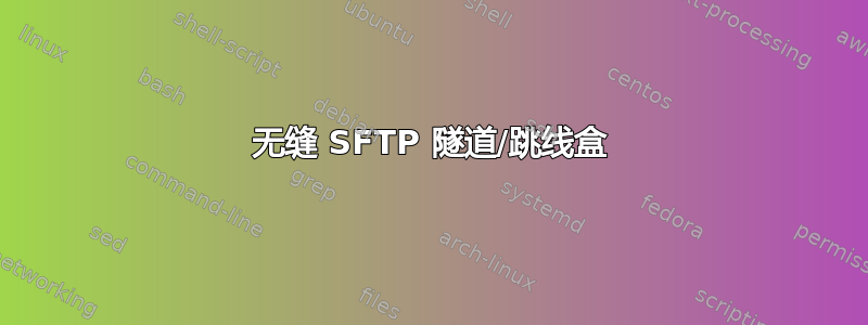 无缝 SFTP 隧道/跳线盒