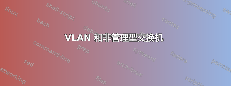 VLAN 和非管理型交换机