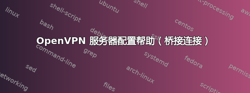 OpenVPN 服务器配置帮助（桥接连接）