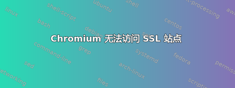 Chromium 无法访问 SSL 站点