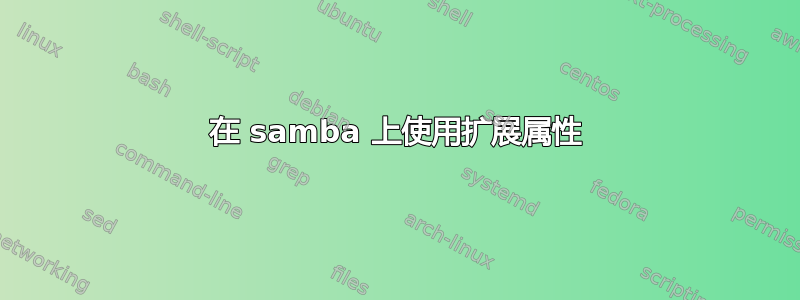 在 samba 上使用扩展属性