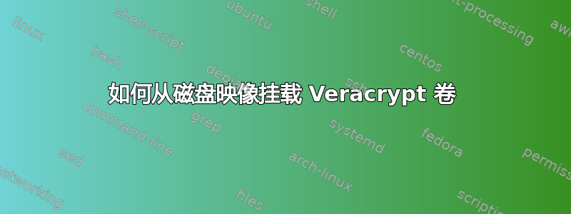 如何从磁盘映像挂载 Veracrypt 卷