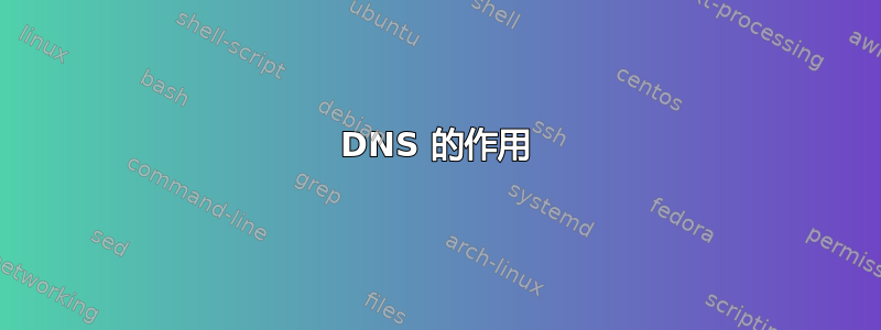 DNS 的作用