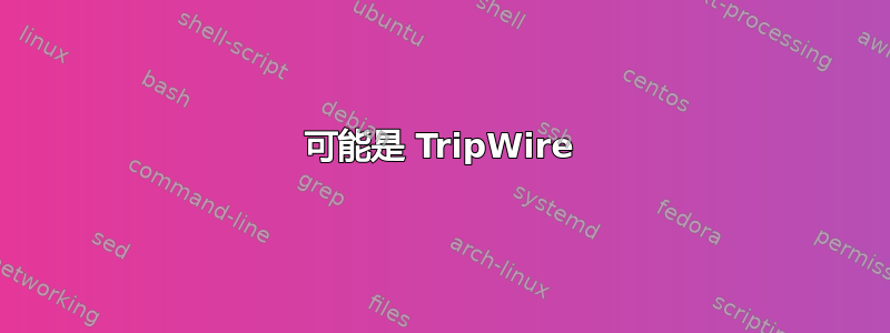 可能是 TripWire