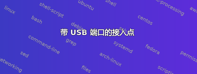 带 USB 端口的接入点