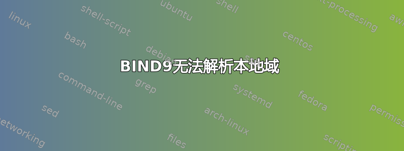 BIND9无法解析本地域