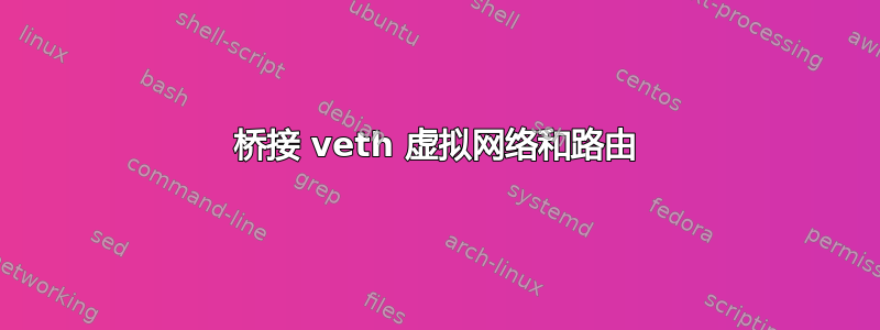 桥接 veth 虚拟网络和路由