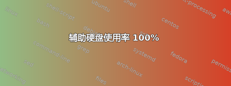 辅助硬盘使用率 100%