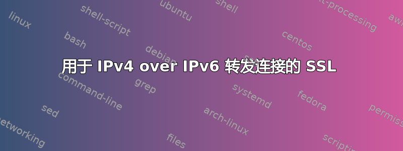 用于 IPv4 over IPv6 转发连接的 SSL