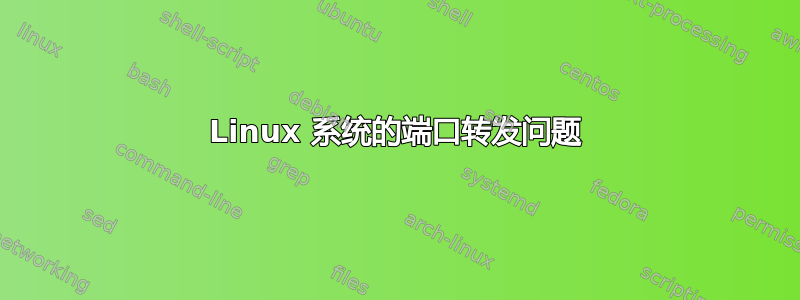 Linux 系统的端口转发问题