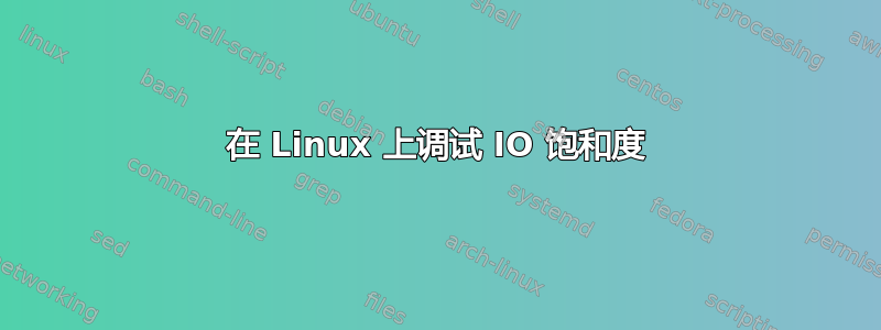 在 Linux 上调试 IO 饱和度