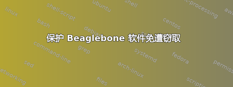 保护 Beaglebone 软件免遭窃取 