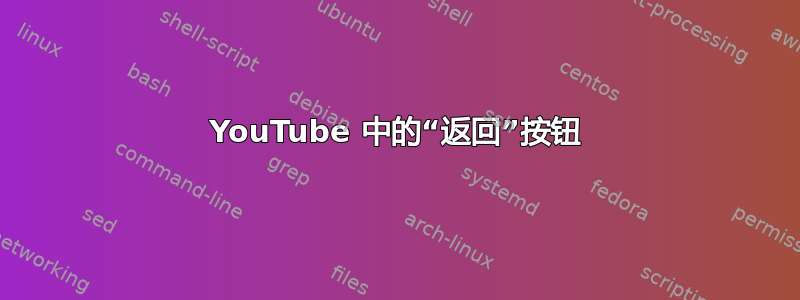 YouTube 中的“返回”按钮