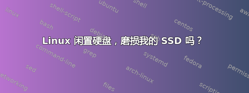 Linux 闲置硬盘，磨损我的 SSD 吗？