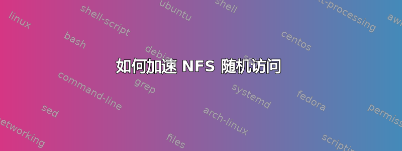 如何加速 NFS 随机访问