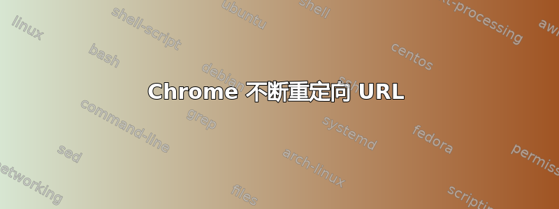 Chrome 不断重定向 URL