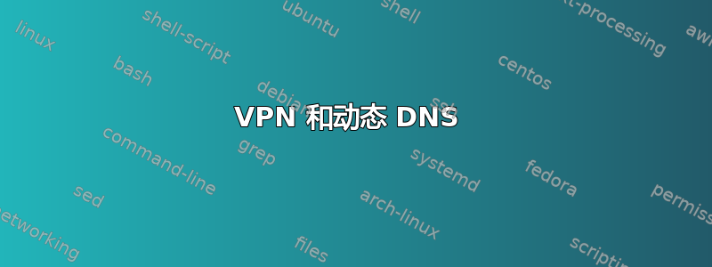 VPN 和动态 DNS 