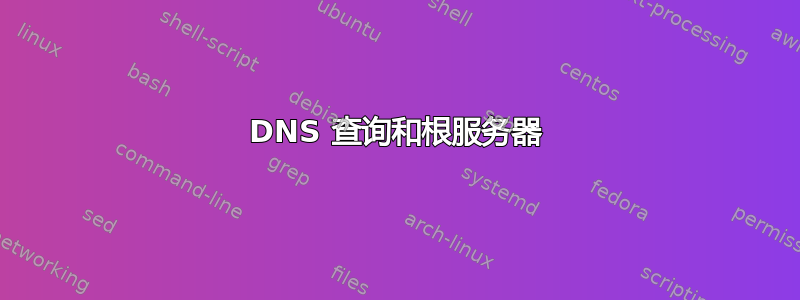 DNS 查询和根服务器