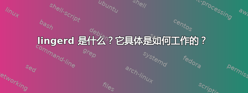 lingerd 是什么？它具体是如何工作的？