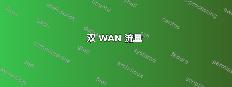 双 WAN 流量