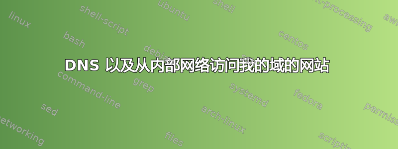 DNS 以及从内部网络访问我的域的网站