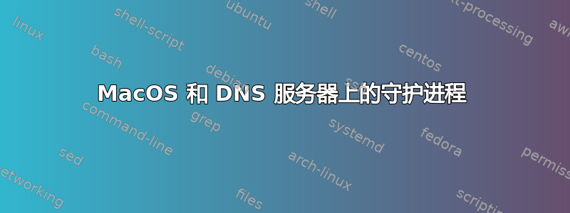 MacOS 和 DNS 服务器上的守护进程