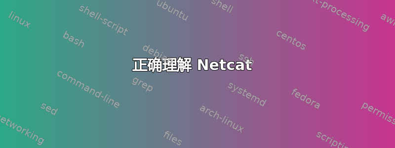 正确理解 Netcat 