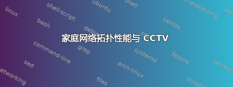 家庭网络拓扑性能与 CCTV