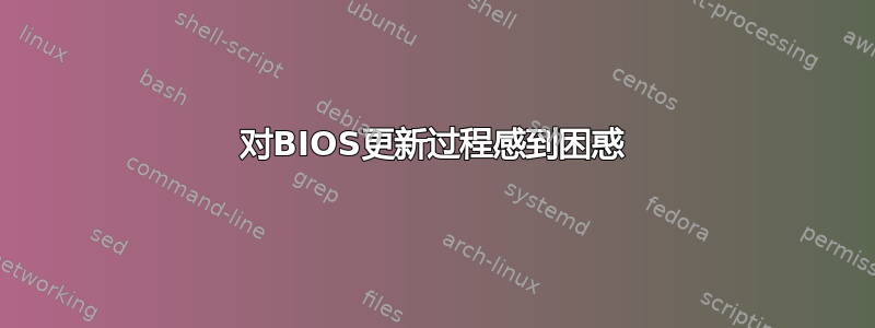 对BIOS更新过程感到困惑