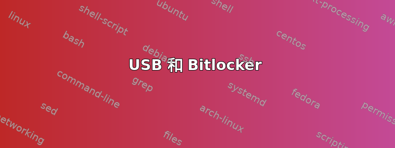 USB 和 Bitlocker